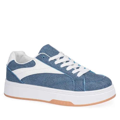 Zapatilla Just4U Dama Z Killa color azul | Platanitos