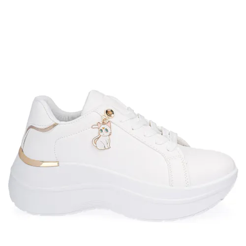 Zapatilla Just4U Dama Z Kantu color blanco | Platanitos