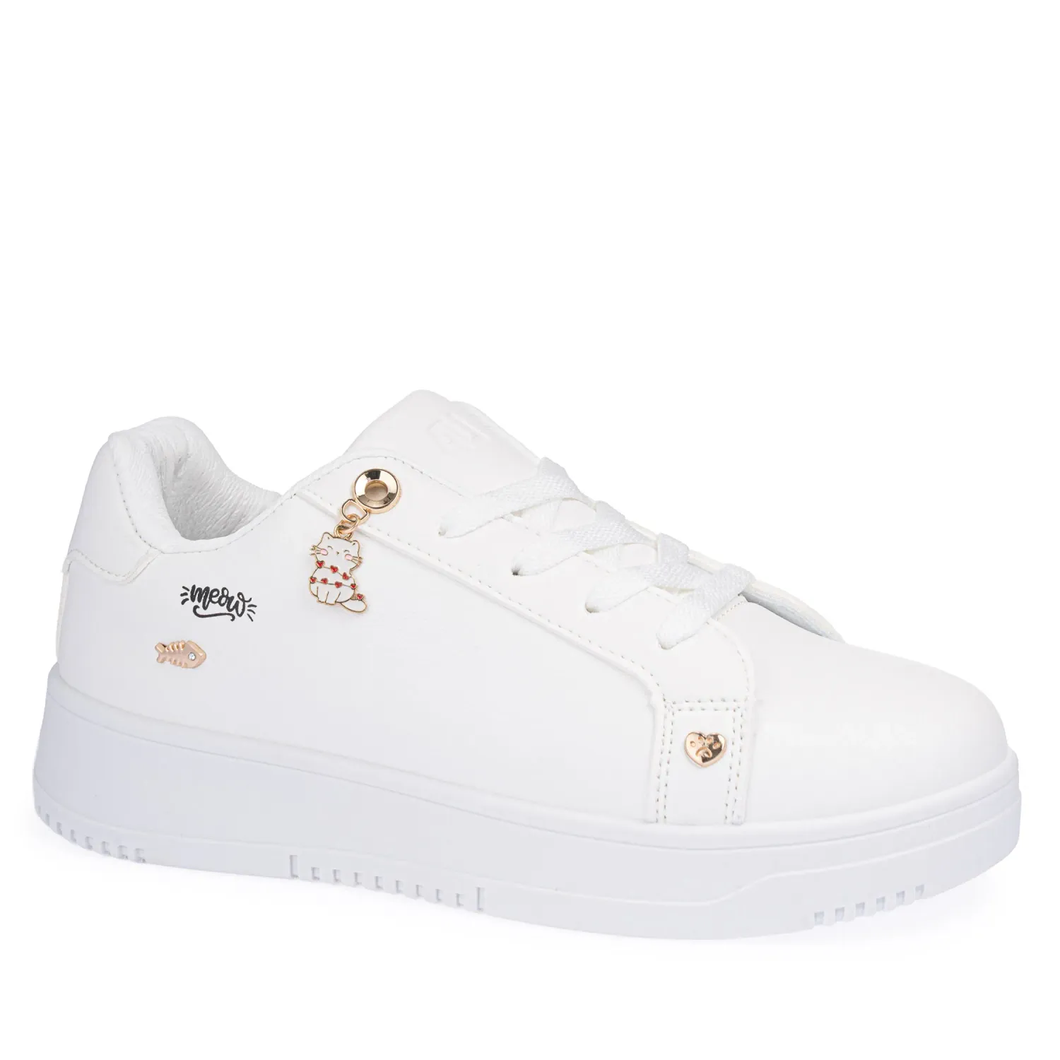 Zapatilla Just4U Dama Z Gatin color blanco | Platanitos