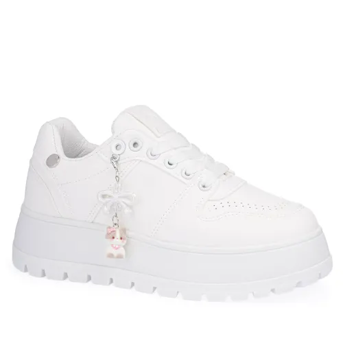 Zapatilla Just4U Dama Z Sarai color blanco | Platanitos