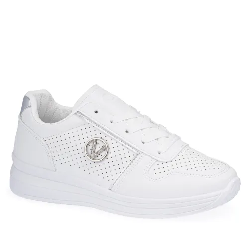 Zapatilla Just4U Dama Z Dinah color blanco | Platanitos