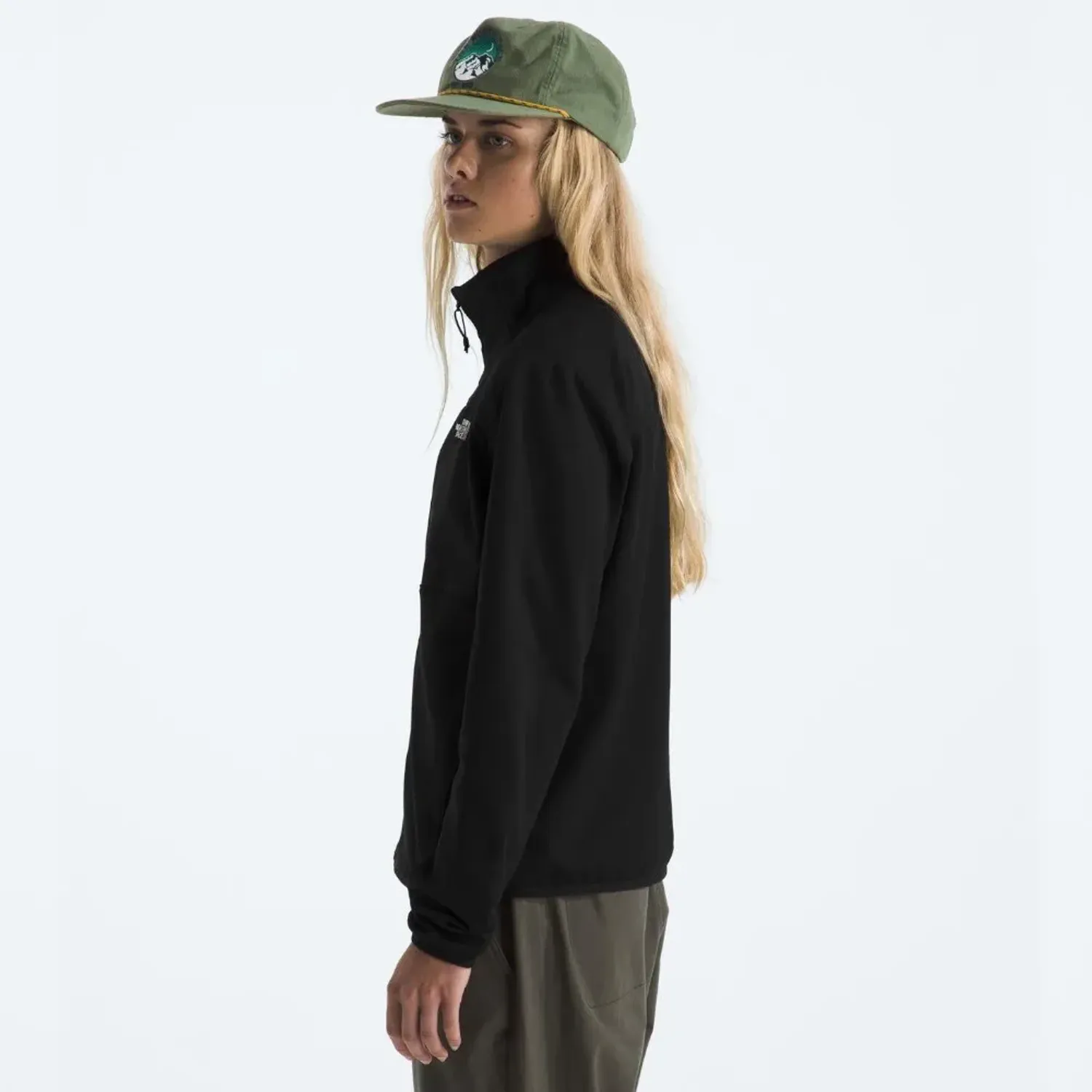 Casaca The North Face Urbana Mujer Tnf Performance Fleece Full Zip color negro | Platanitos