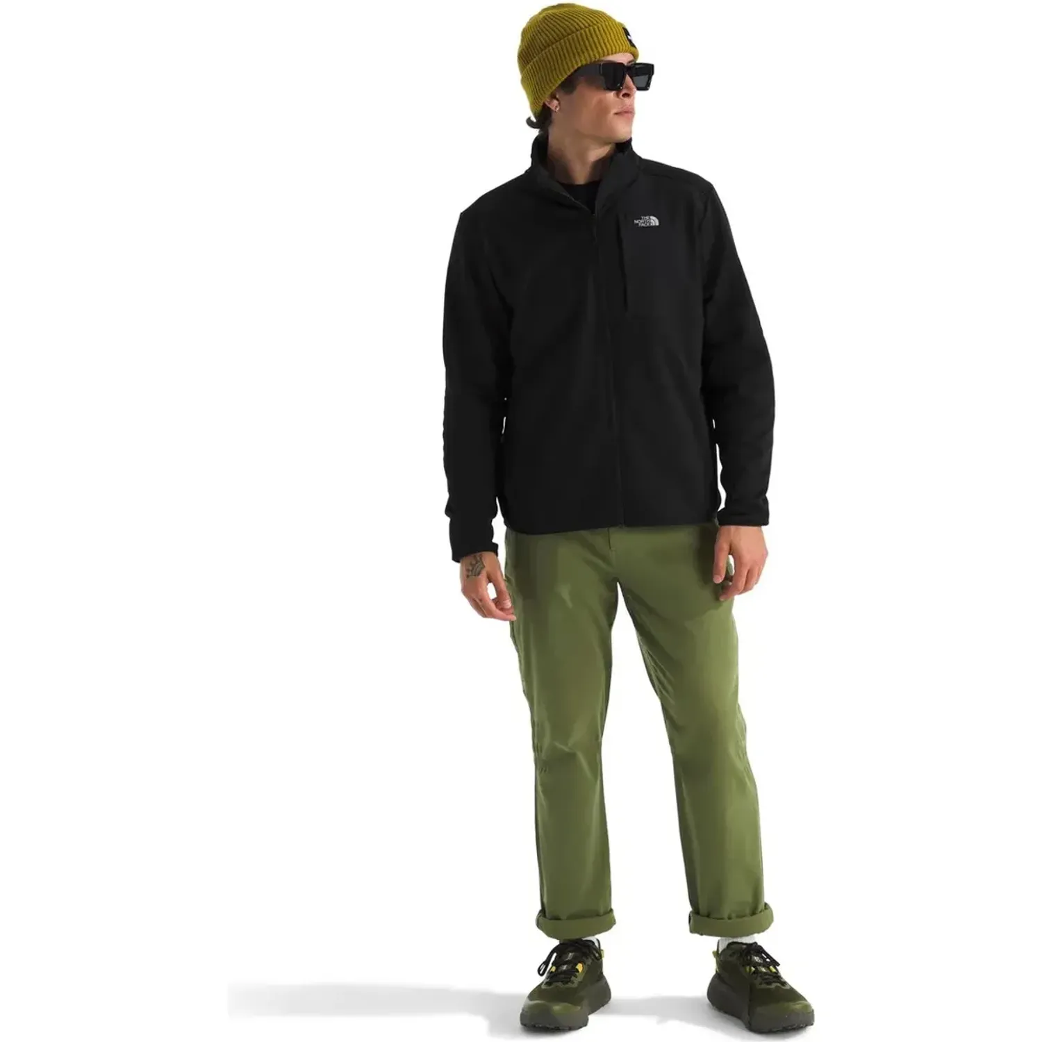 The North Face Casaca The North Face Urbana Hombre Tnf Performance Fleece Full Zip color negro | Platanitos