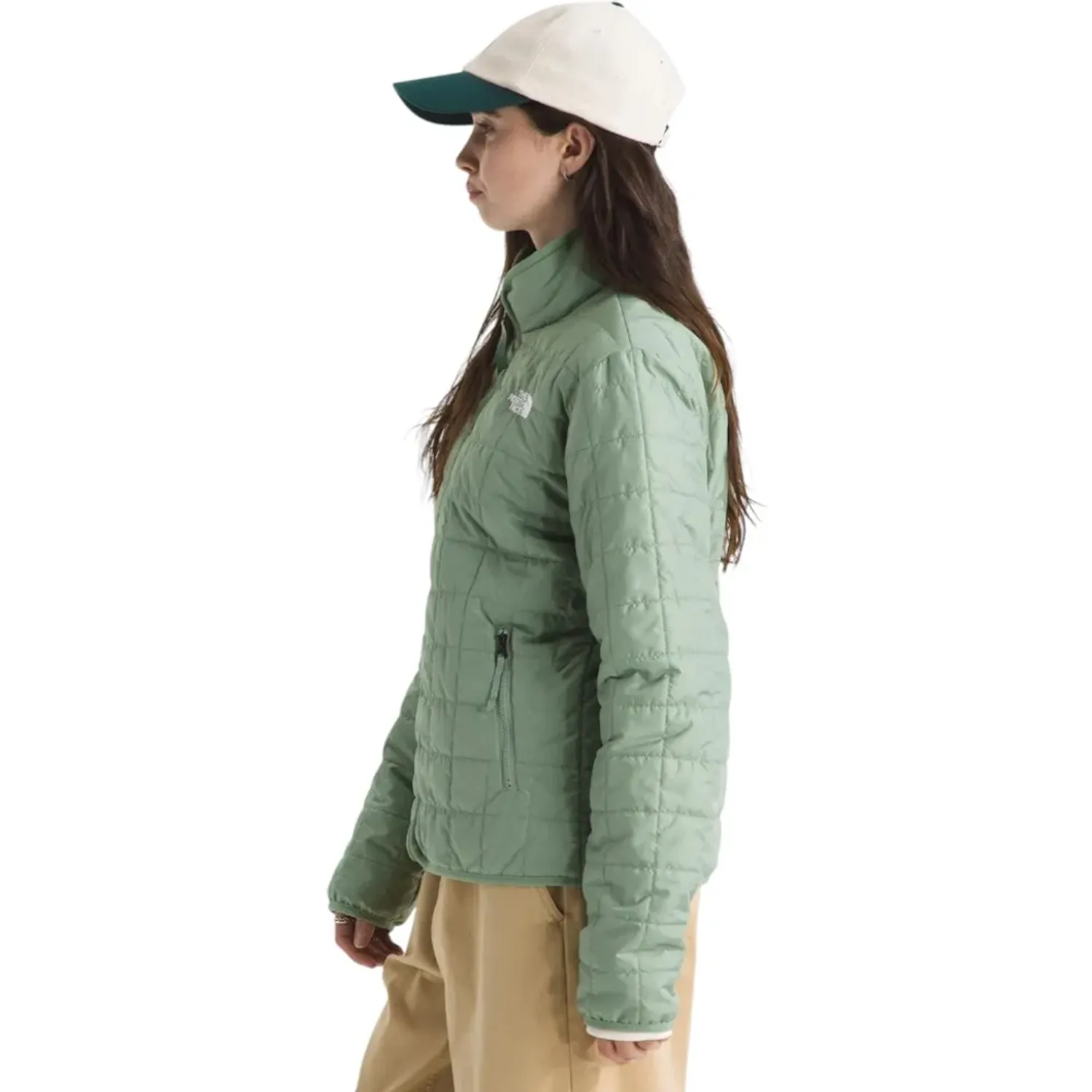 Casaca The North Face Outdoor Mujer Junction Insulated color verde | Platanitos