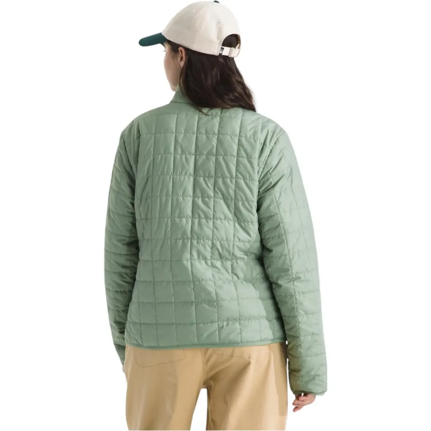Casaca The North Face Outdoor Mujer Junction Insulated color verde | Platanitos