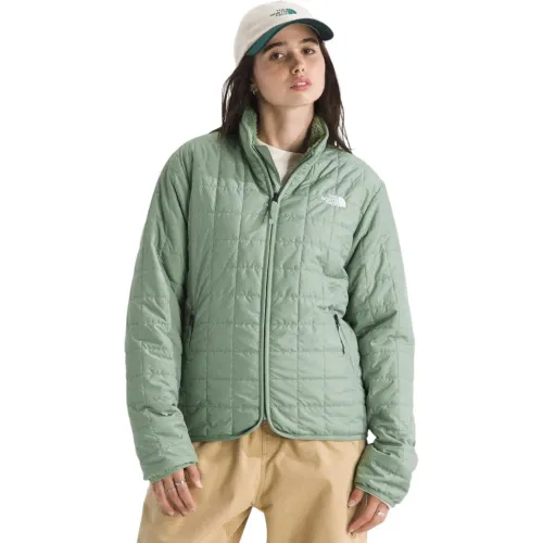Casaca The North Face Outdoor Mujer Junction Insulated color verde | Platanitos