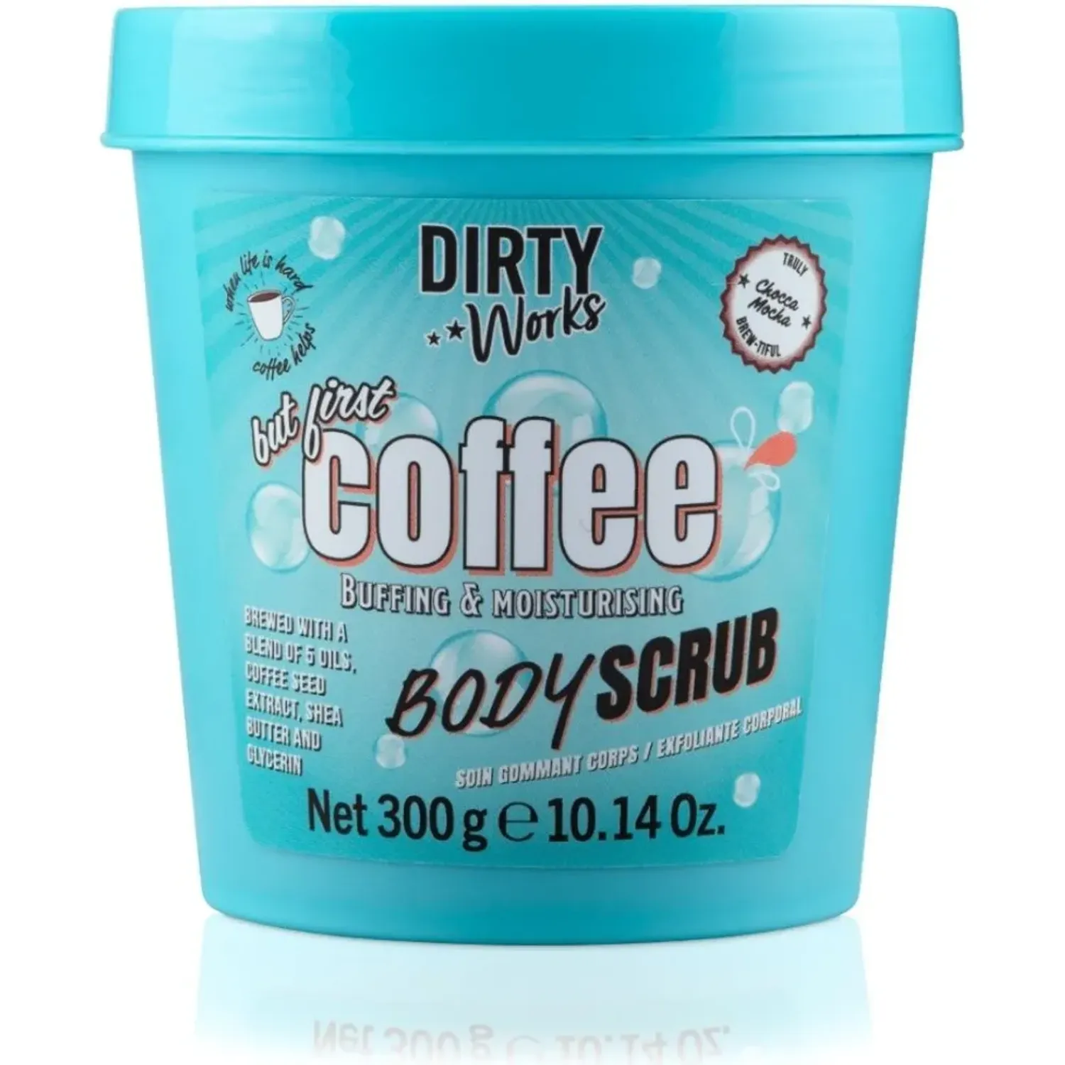 Dw Dirty Works 5 Oils Coffee Body Scrub 300g color marrón | Platanitos
