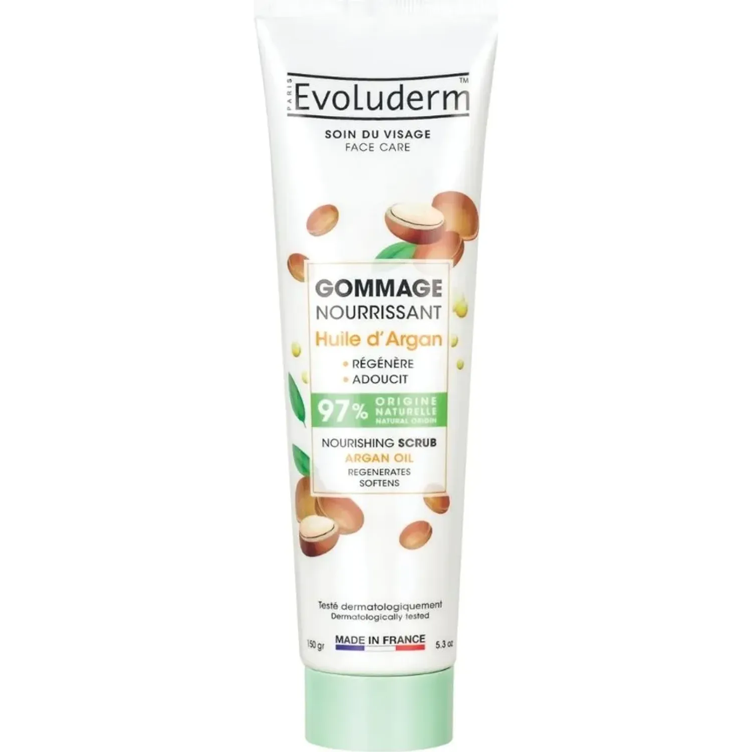 Evo Evoluderm Face Scrub Nourishing Argan Oil 150g color blanco / marron | Platanitos