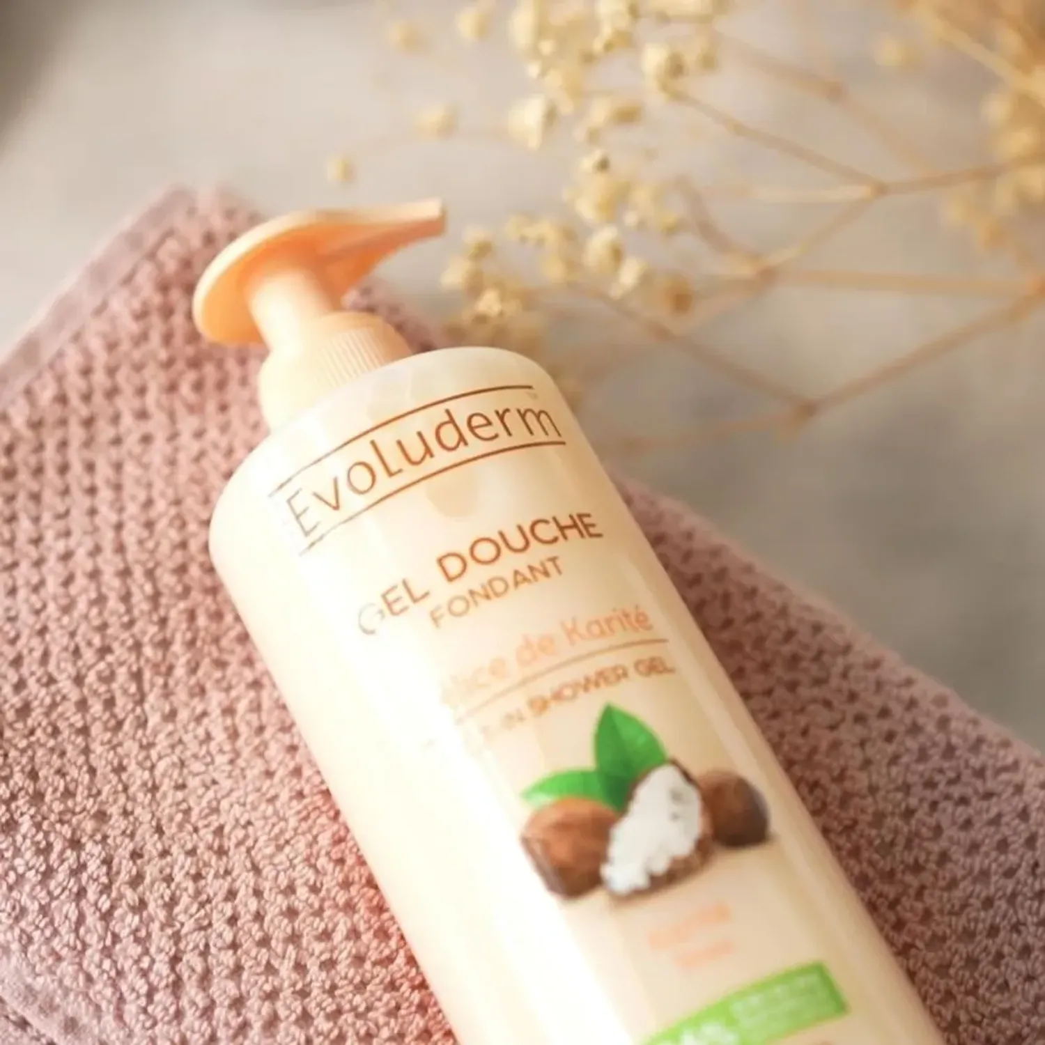 Evo Evoluderm Shower Gel Delice Karite 500ml color beige | Platanitos