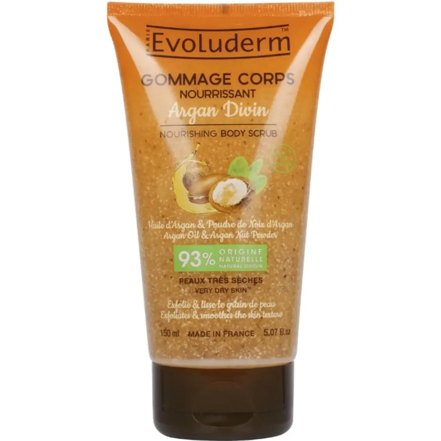 Evo Evoluderm Body Scrub Argan Nourishing 150ml color naranja / marron | Platanitos