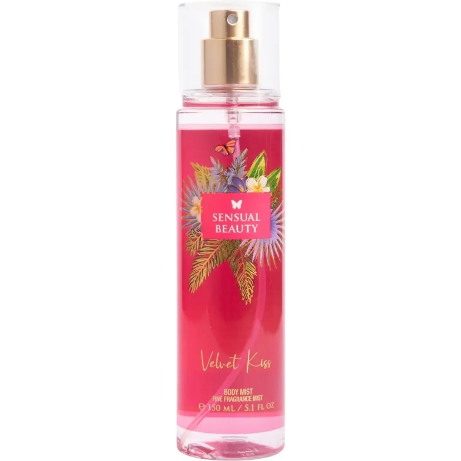 Sb Sensual Beauty Body Mist Velvet Kiss150ml color rosado | Platanitos