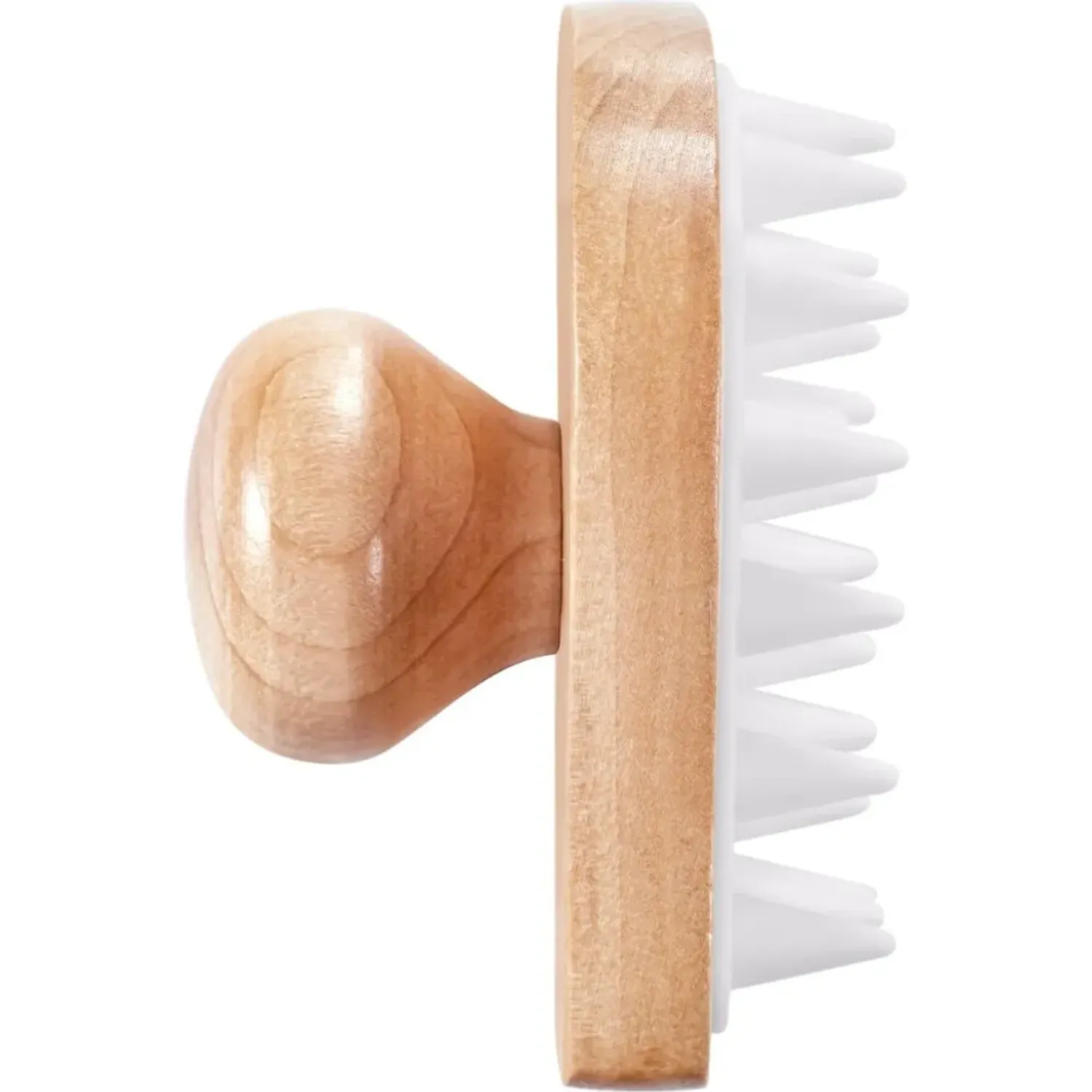 Et Ecotools Cepillo Shower Scalp Massager color blanco / madera | Platanitos