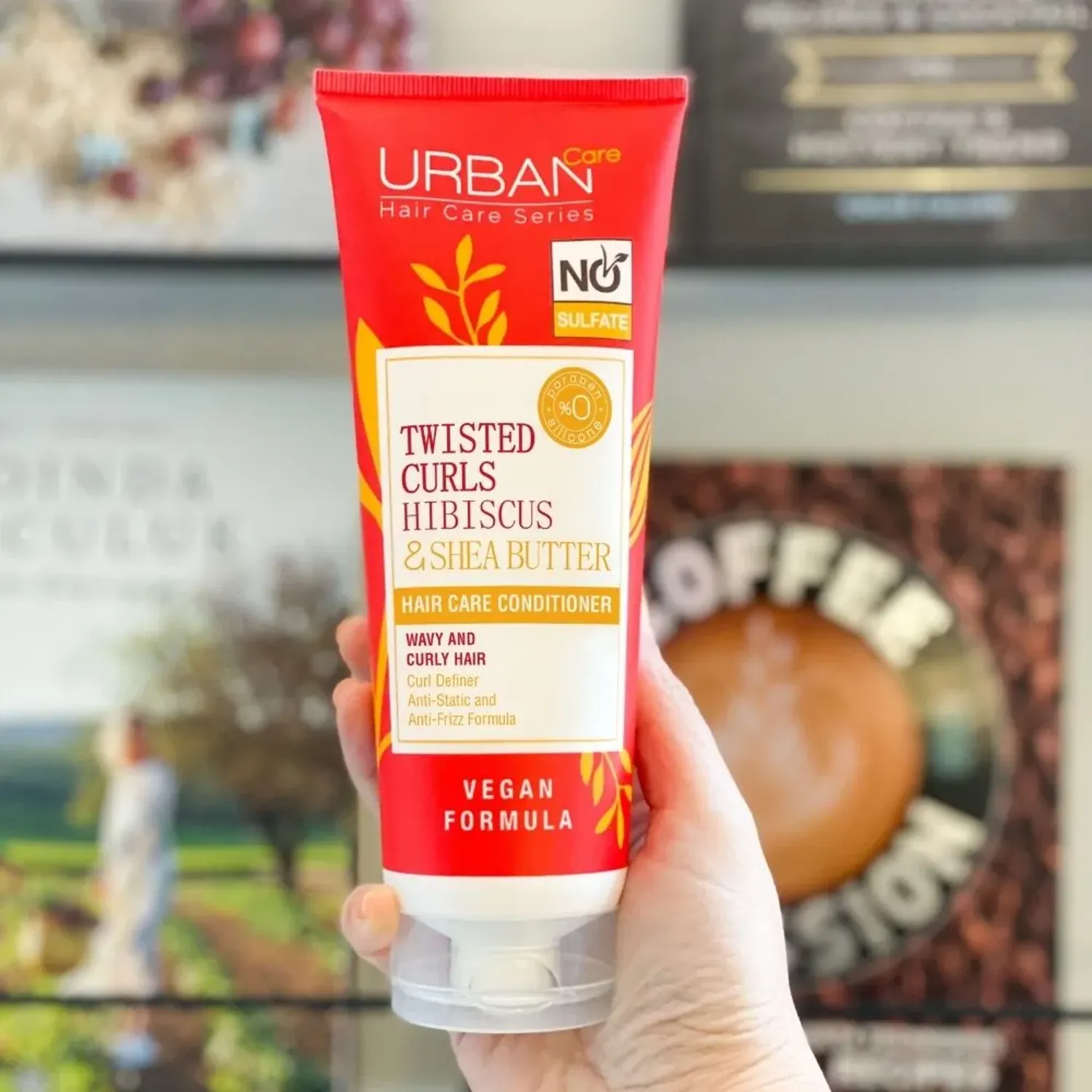 Uc Urban Care Twisted Curls Conditioner No Sulfate 250ml color rojo / mostaza | Platanitos