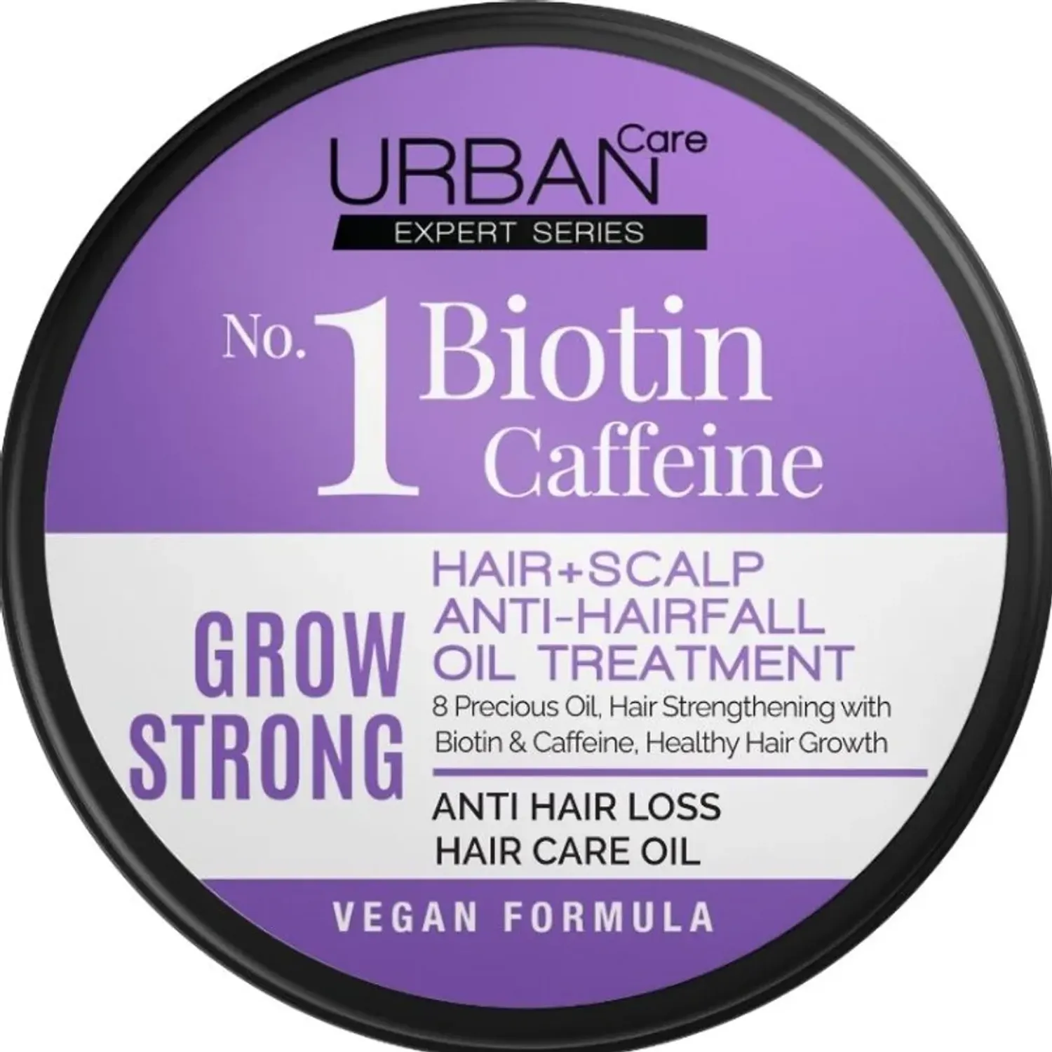 Uc Urban Care Expert Biotin Hair Scalp + Oil Treatm. Grow Strong 240ml color morado | Platanitos