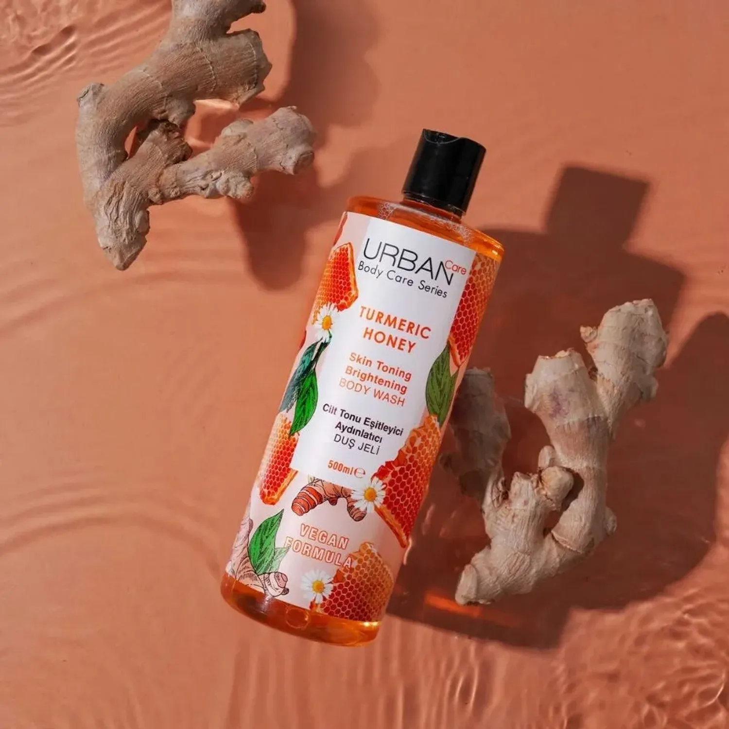 Uc Urban Care Body Wash Turmeric Honey Tone&shine 500 Ml color miel | Platanitos