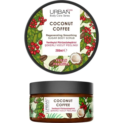 Uc Urban Care Body Scrub Sugar Coconut Coffee Regenerate&smooth 280g | Platanitos