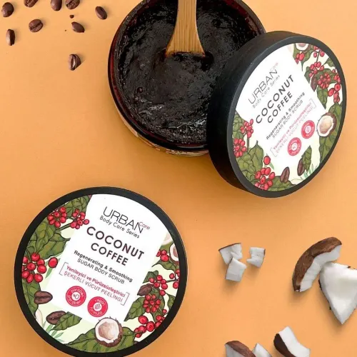 URBAN CARE Uc Body Scrub Sugar Coconut Coffee Regenerate&smooth 280g