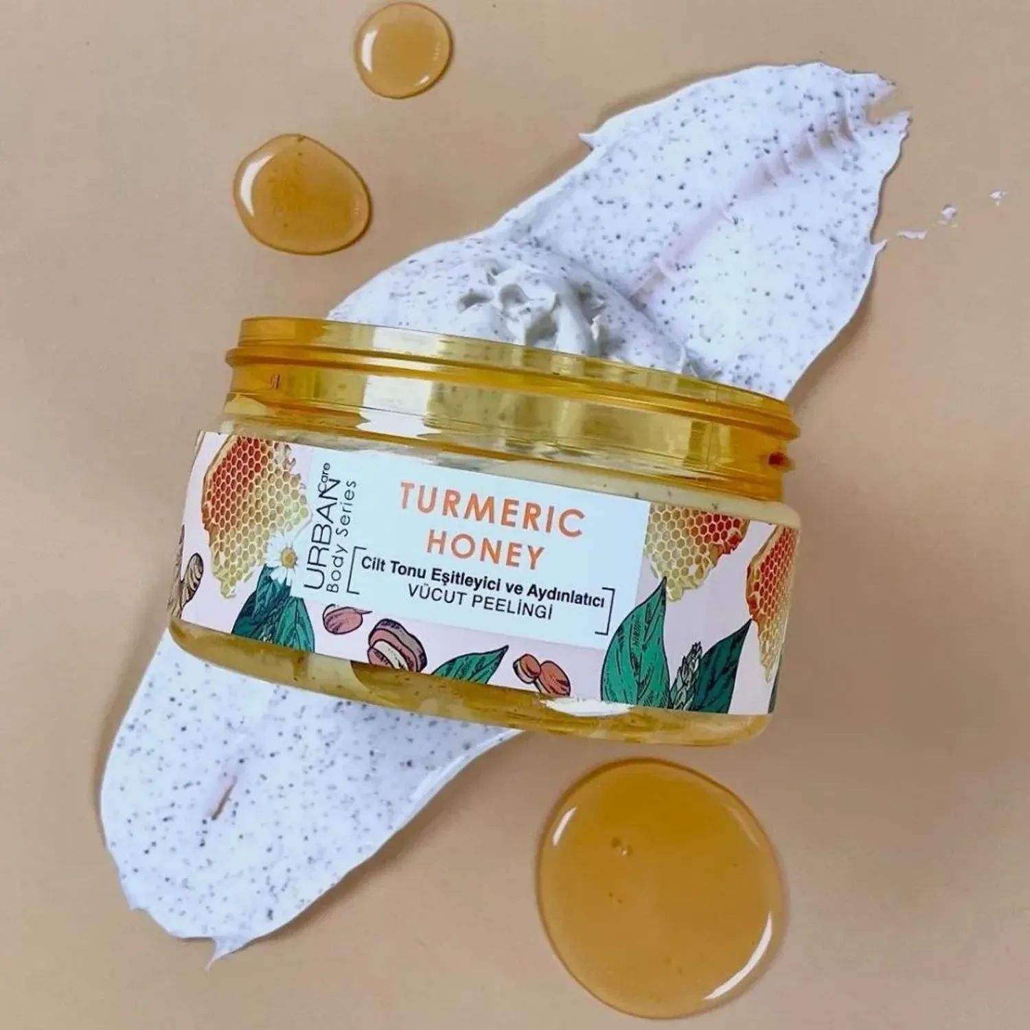 Uc Urban Care Body Scrub Turmeric Honey Tone&shine 200 Ml color miel | Platanitos