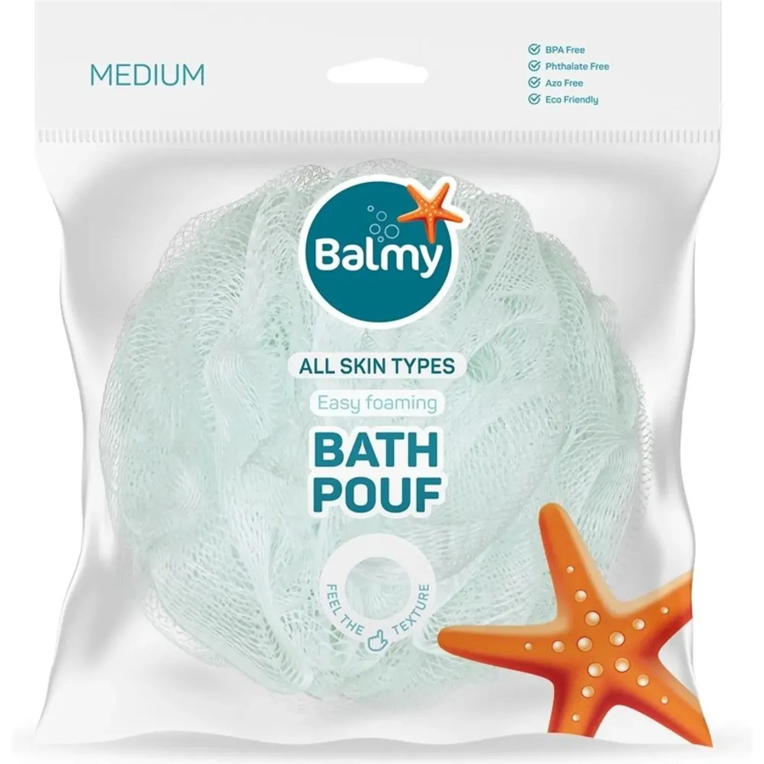 Bal Balmy Esponja Baño Medium color blanco | Platanitos