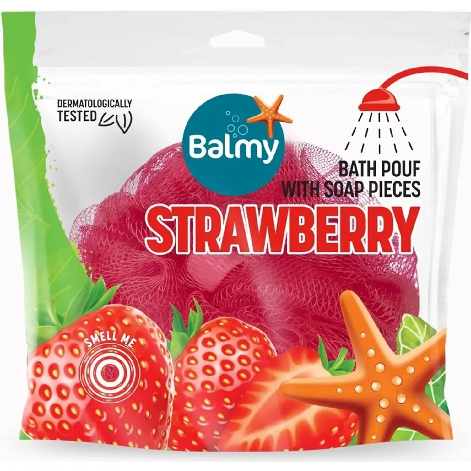Bal Balmy Esponja Baño With Strawberry Soap color rojo | Platanitos