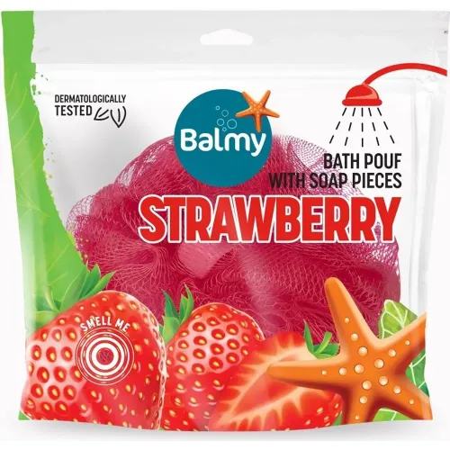BALMY Bal Esponja Baño With Strawberry Soap