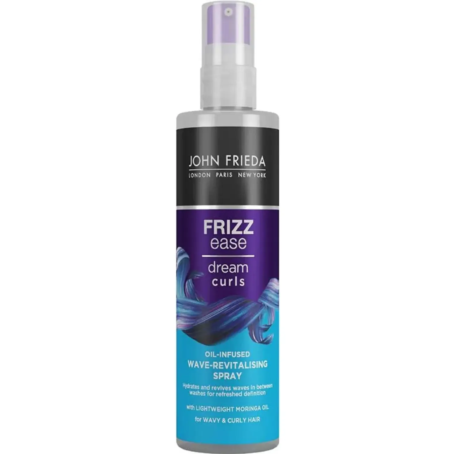 Jf John Frieda Fe Dream Curls Wave Revival Spray color morado / celeste | Platanitos