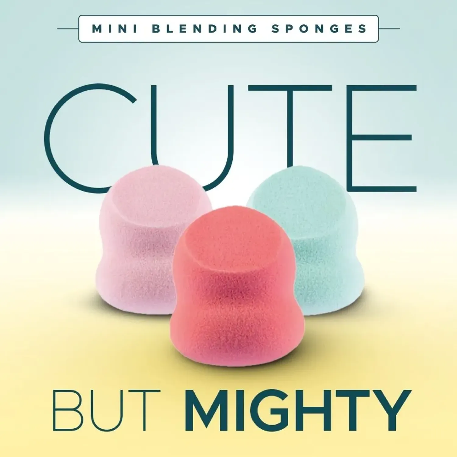 Truyu Truyu Sponge 3pk French Pastel Baby Blurring Sponges 10-1747 color multicolor | Platanitos