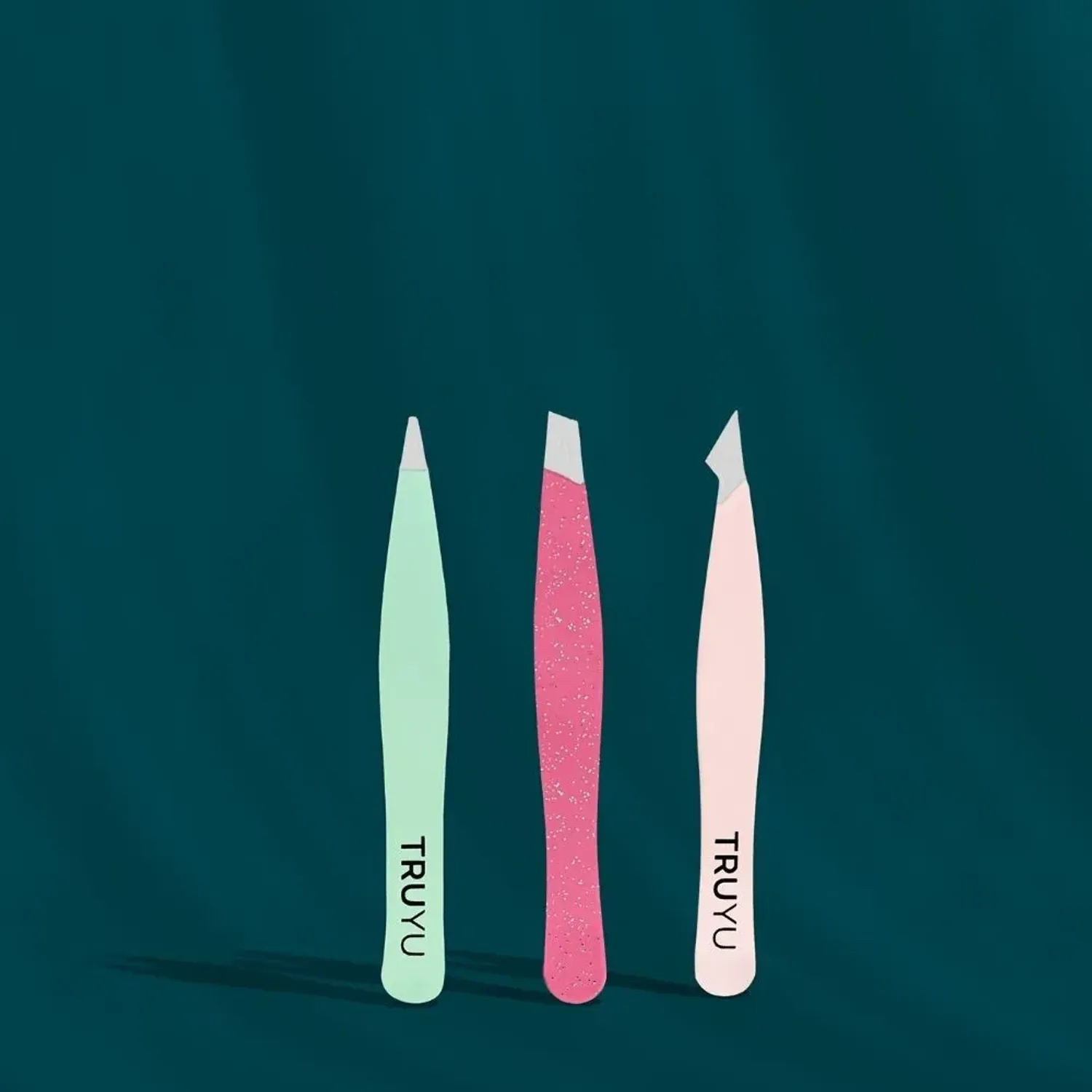 Truyu Truyu Tweezer 3pk Mini Trio Pastel 10-1818 color multicolor | Platanitos