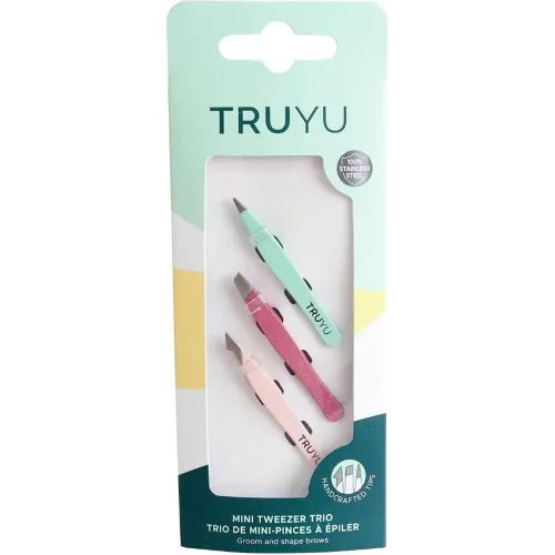 TRUYU Truyu Tweezer 3pk Mini Trio Pastel 10-1818