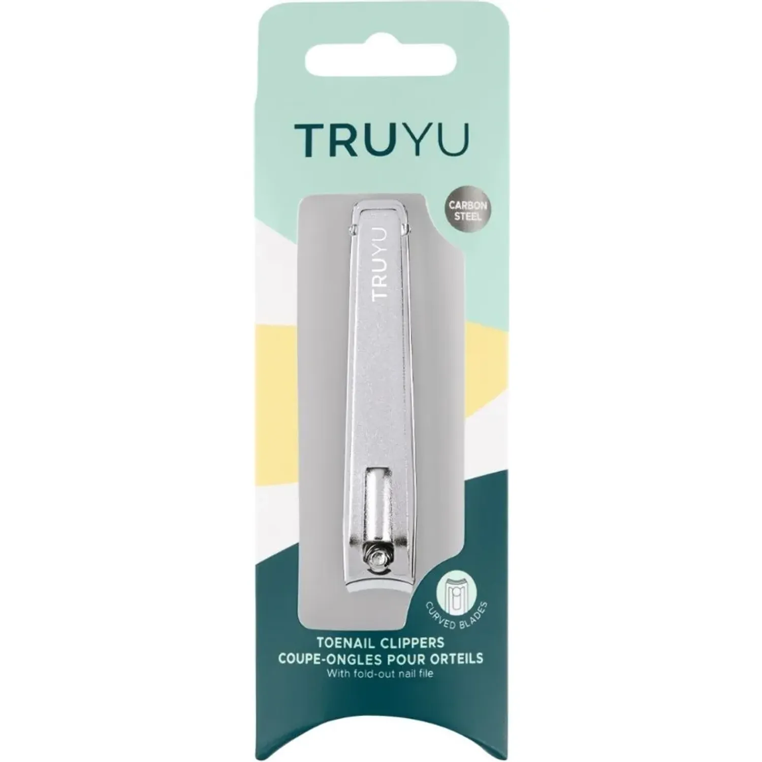 TRUYU Truyu Truyu Toenail Clippers - Curved Blade 10-1180 color plateado | Platanitos