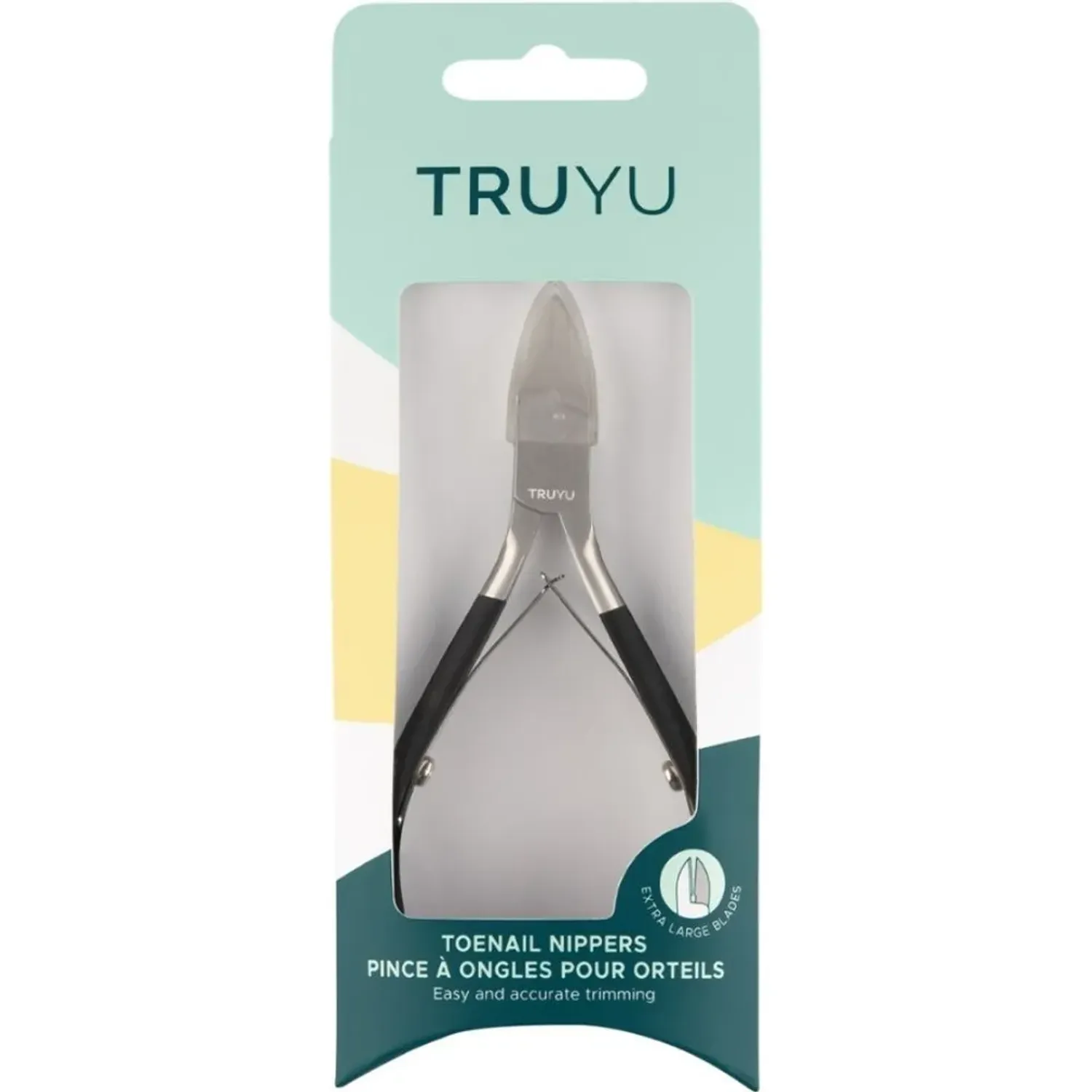 Truyu Truyu Toenail Nippers 10-1126 color negro / plateado | Platanitos