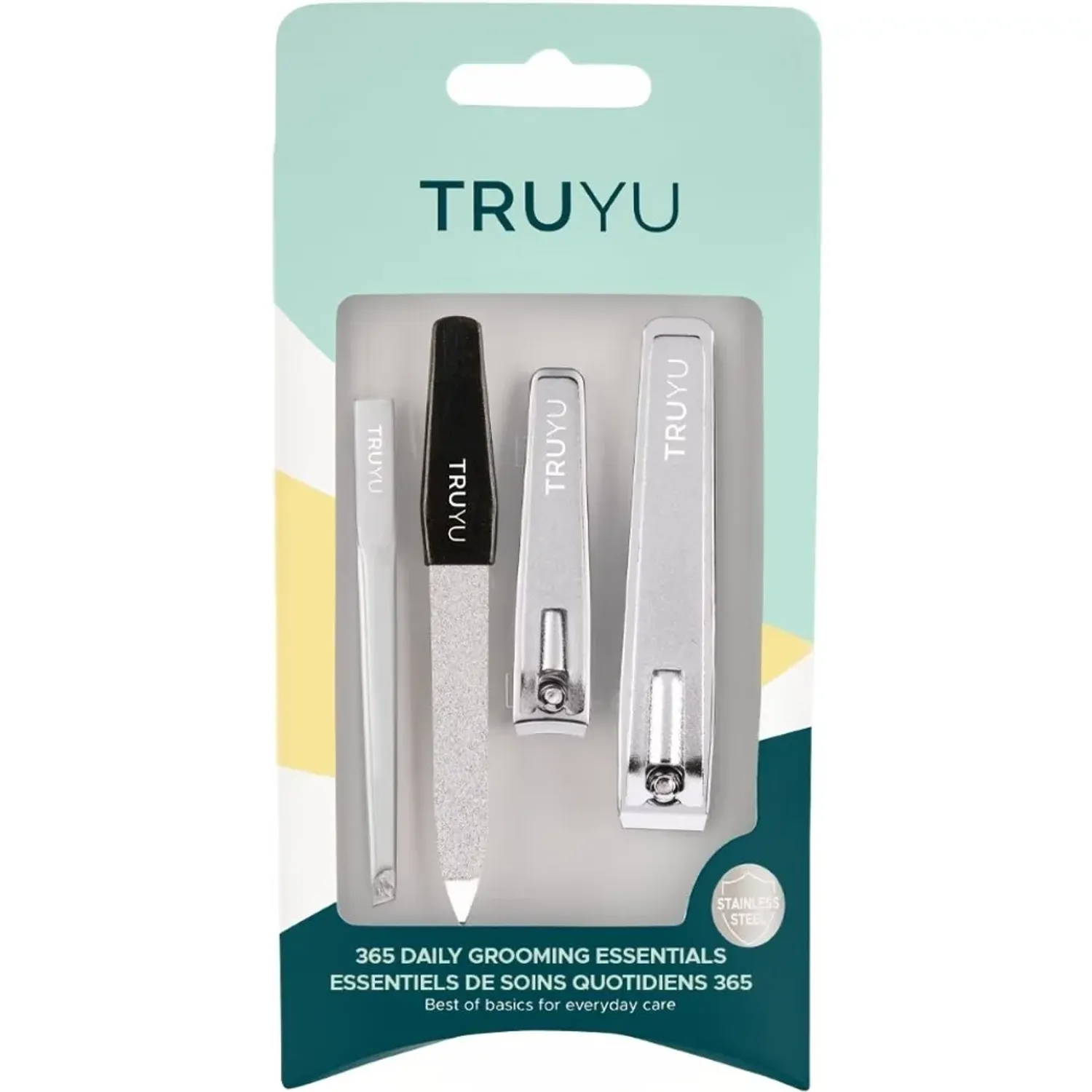 Truyu Truyu Kit Essential Grooming 10-1036 color plateado / negro | Platanitos