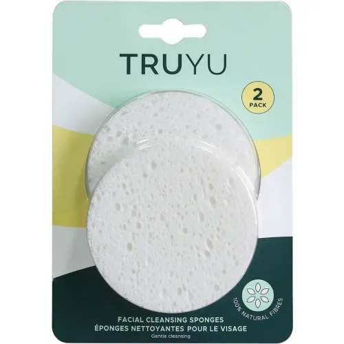 Truyu Truyu Sponge 2pk Facial Clean 10-1067 color blanco | Platanitos