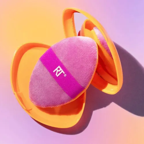 REAL TECHNIQUES Rt Esponja Miracle 2-In-1 Powder Puff+case