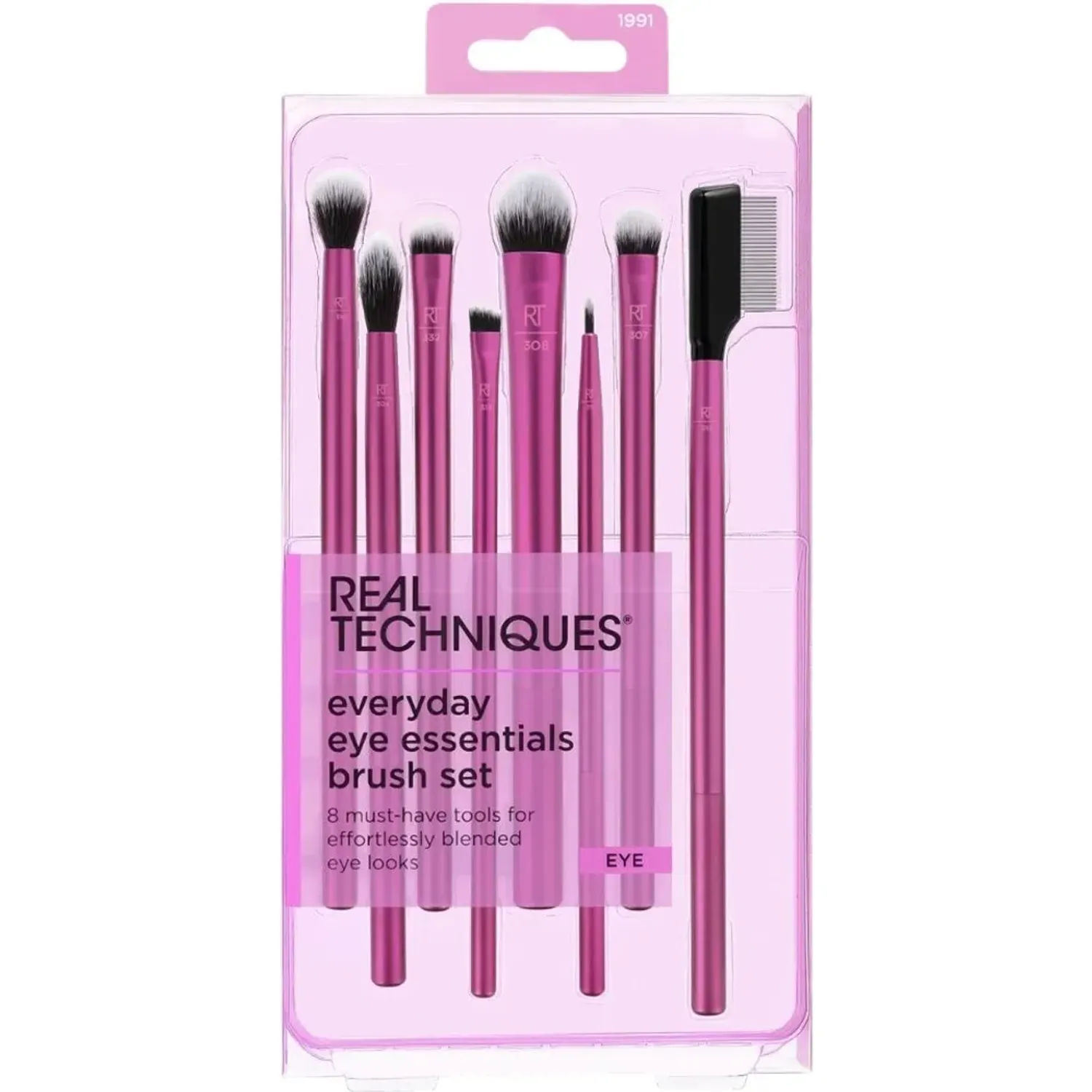 Rt Real Techniques Set Everyday Eye Essential color morado | Platanitos