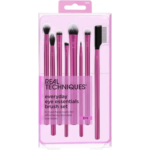 Rt Real Techniques Set Everyday Eye Essential color morado | Platanitos