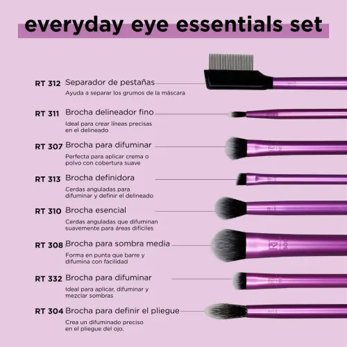 REAL TECHNIQUES Rt Set Everyday Eye Essential