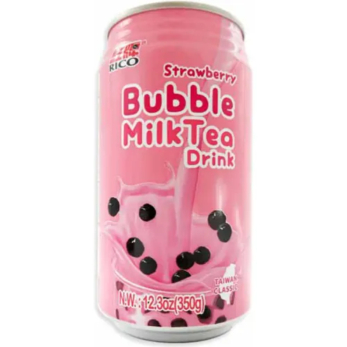 RICO Varios Bebida Bubble Milk Tea Con Fresa X 350ml