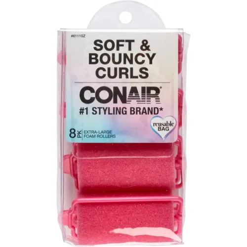 Co Conair Roller 8pk Extra Large Foam color morado | Platanitos