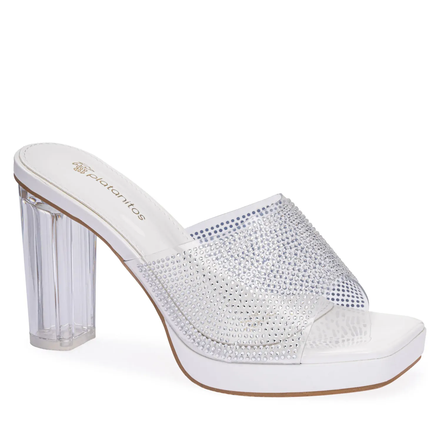 Sandalia Platanitos Dama Svp Yermina color blanco | Platanitos