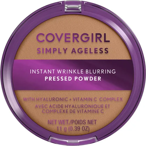 Covergirl Simply Ageless Instant Wrinkle Blurring Pressed Powder Soft Honey 255