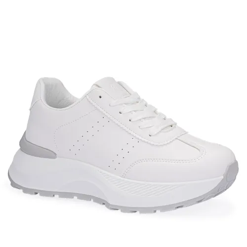 Zapatilla Just4U Dama Z Mayin color blanco | Platanitos