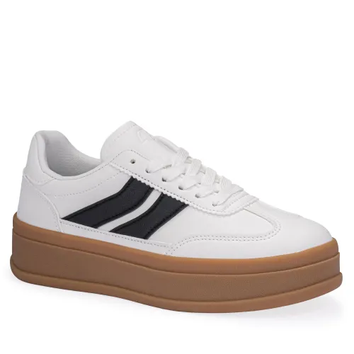 Zapatilla Just4U Dama Z Tati color blanco | Platanitos