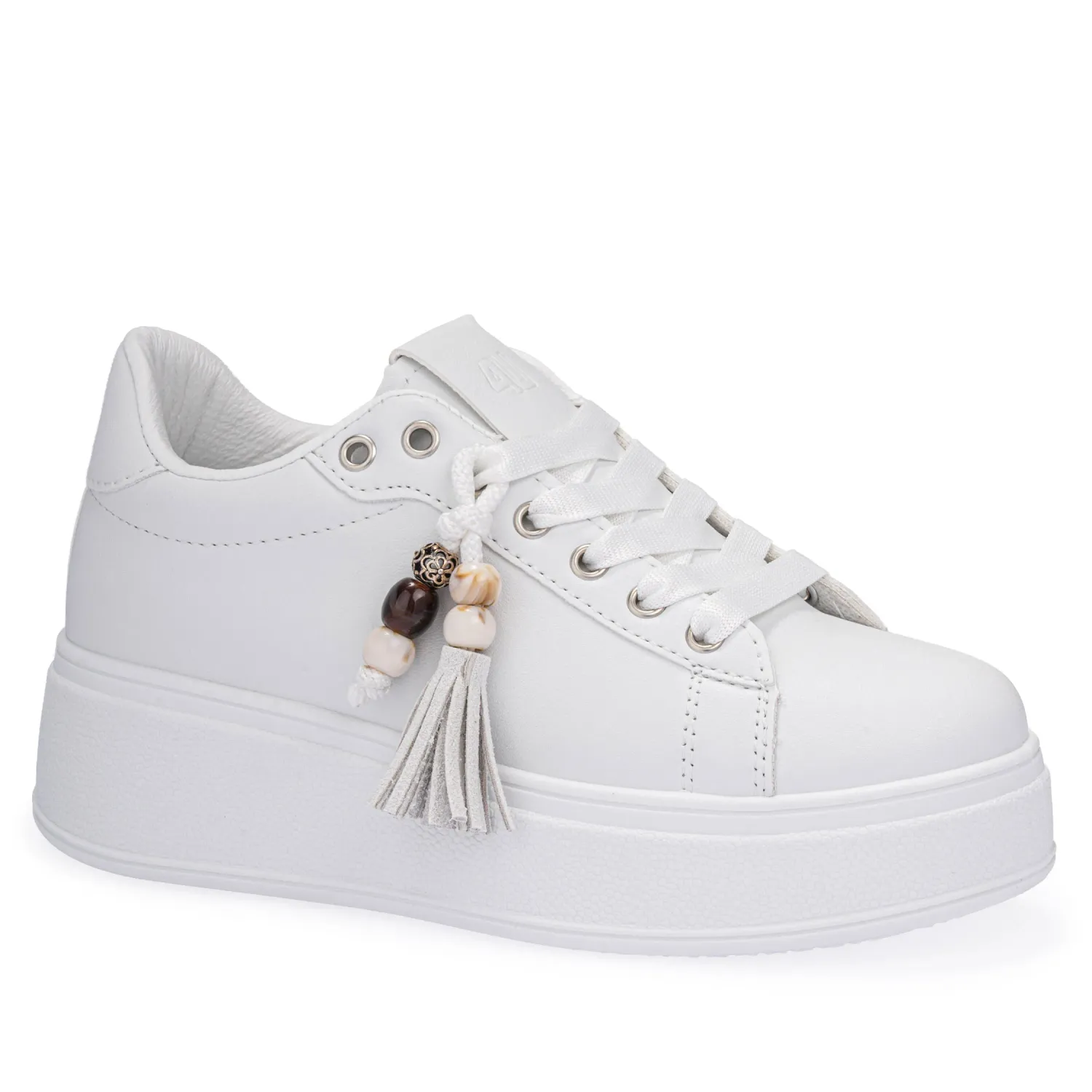 Just4u Zapatilla Just4U Dama Z Thiara color blanco | Platanitos