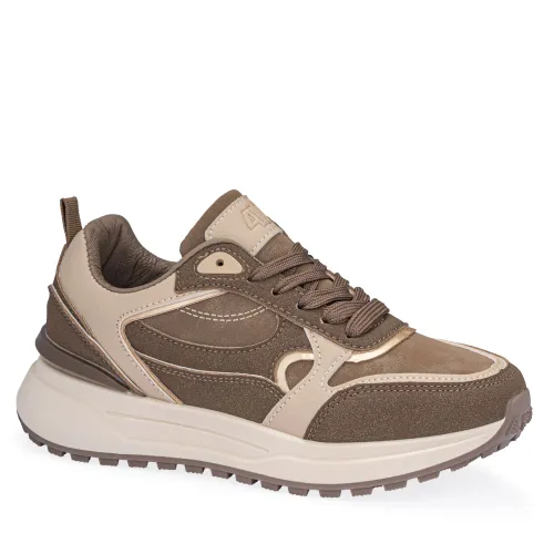 Zapatilla Just4U Dama Z Kate color marron | Platanitos