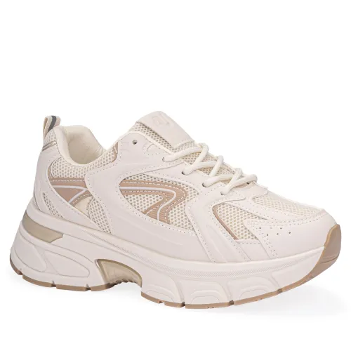Zapatilla Just4U Dama Z Danixa color beige | Platanitos