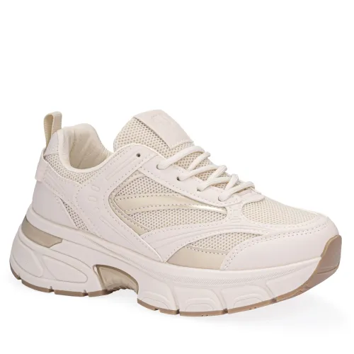 Zapatilla Just4U Dama Z Lianna color beige | Platanitos