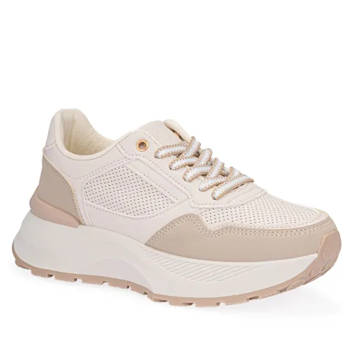 Zapatilla Just4U Dama Z Ury color beige | Platanitos