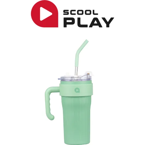 SCOOL PLAY Vaso Con Asa Termico Tumbler Fluid De 800ml