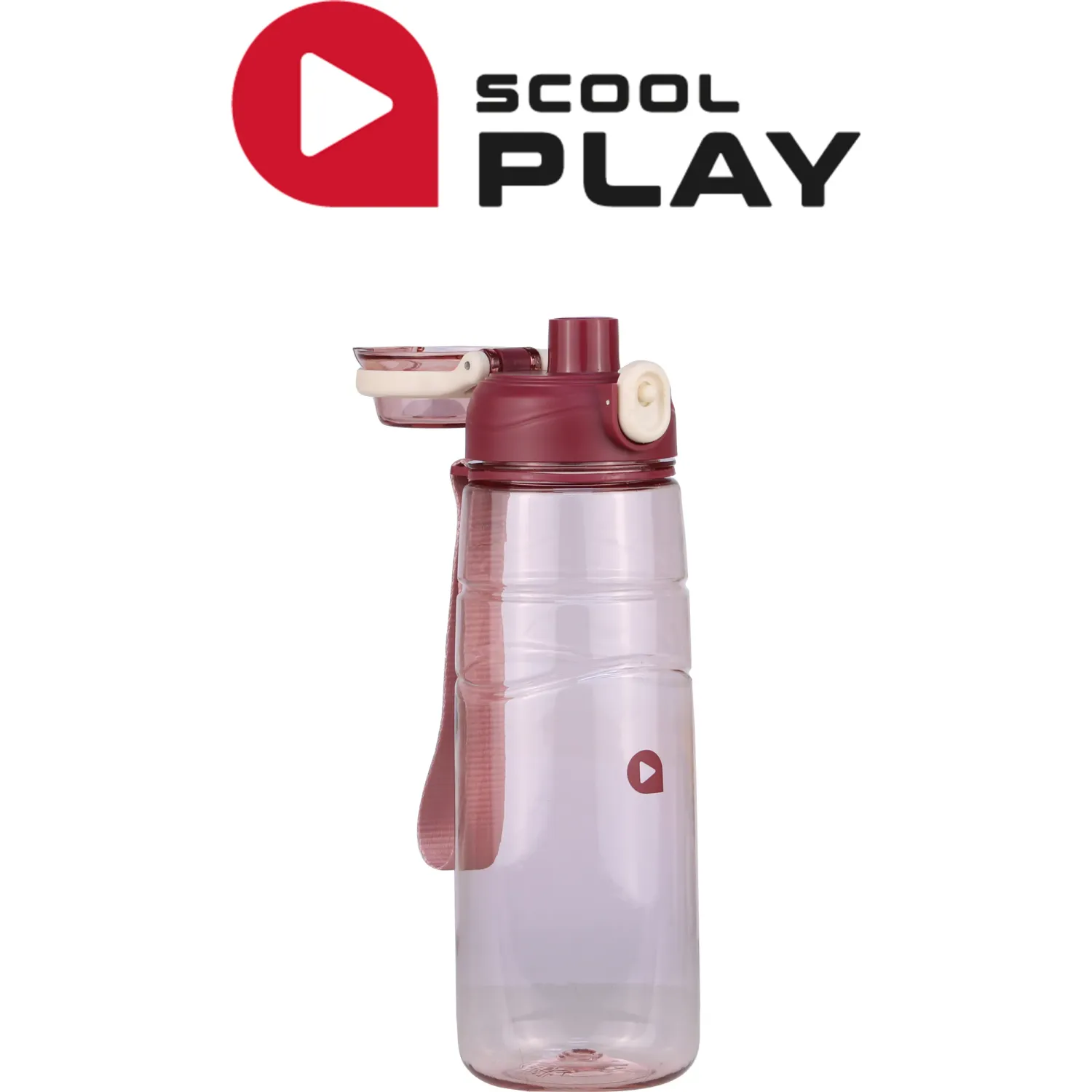 Tomatodo Scool Play Fit Pc De 1lt color guinda | Platanitos